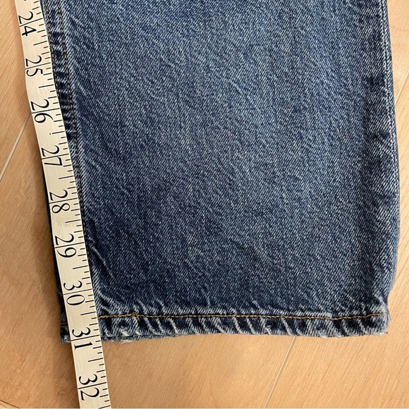 AGOLDE Blue 90's Pinch Waist High Rise Straight Jeans - Picture 12 of 12